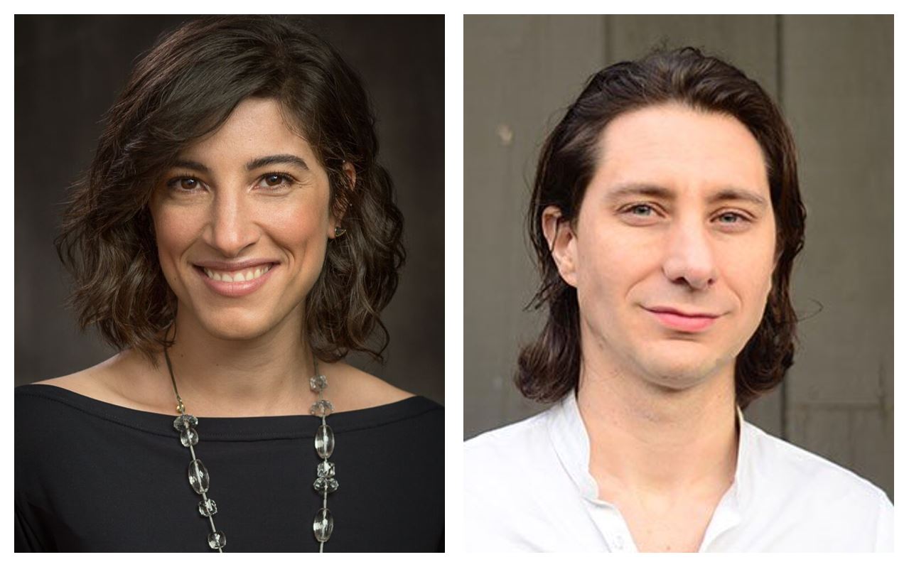 bio headshots of researchers Renee DiResta and Guillaume Chaslot